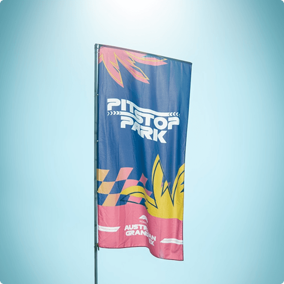 Feather Straight Flags - Preview 1
