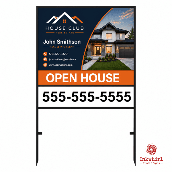 Real Estate Metal Frame